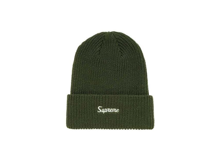 Supreme Loose Gauge Beanie Olive | eBay