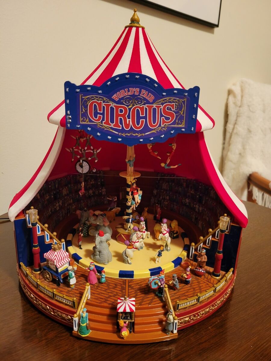 Circus Display ~World's Fair Big Top Circus Gold Animated Circus Display ~World's Fair Big Top Circus Gold Animated