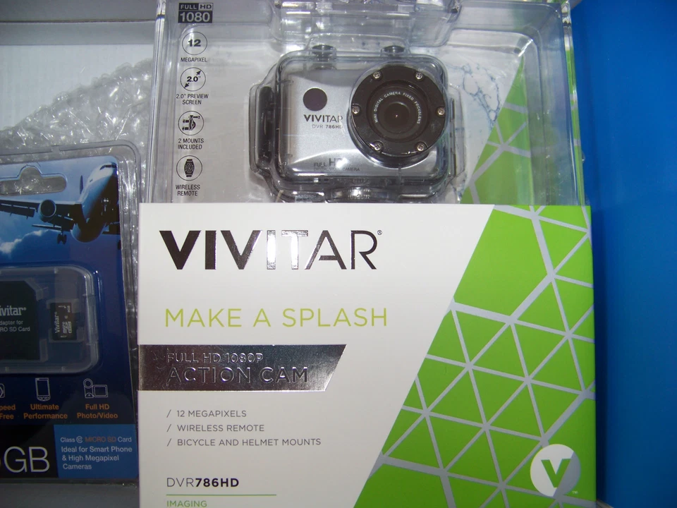Vivitar Full 1080p Hd Action Cam With Remote Control And 2" Lcd Screen KIT - Image 2 of 4
