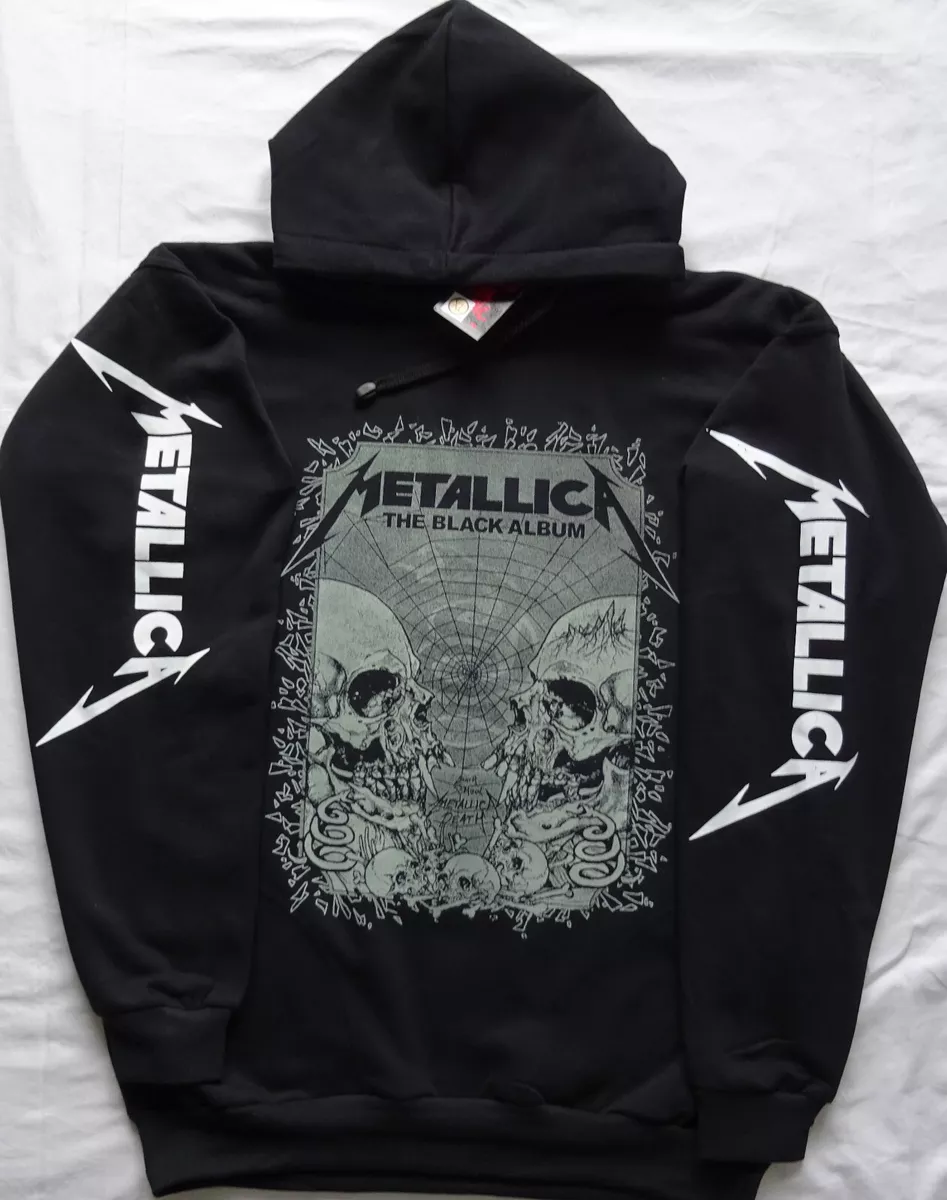 Metallica Birth School Metallica Death Black Album Hoodie Hooded Rock Metal Band
