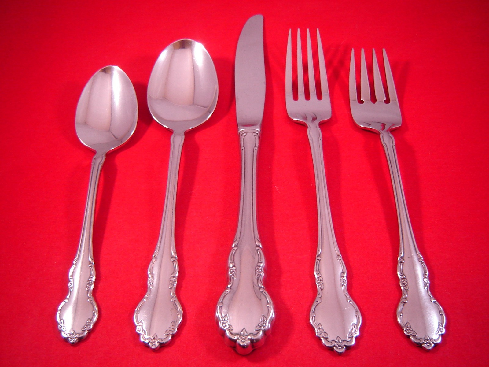 Oneida Tennyson Glossy Stainless Flatware Your Choice EXC FREE SHIP