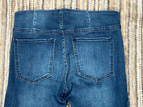 Free People Flare Bell Bottom Jeans Womens 27 Mid-Rise Pull On Waist Boho Hippie - Picture 5 of 15