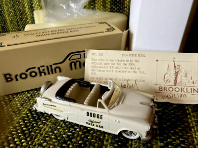 Models Brooklin ミニカー Dodge Diecast 1:43 Car Pace 500 Indy Royal Dodge 1954 Models Brooklin 1/43 Car Pace ミニカー
