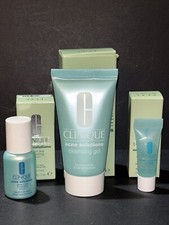 CLINIQUE ACNE SOLUTIONS Acne  Line Correcting Serum Clearing Gel Cleansing Gel