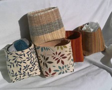 Handcrafted  Project Baskets / Project Bag / Knitting / Crochet / Storage