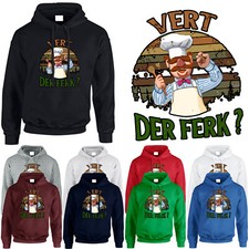 Vert Der Ferk The Swedish Chef Mens Hoodie Funny Womens Unisex Gift Hoody