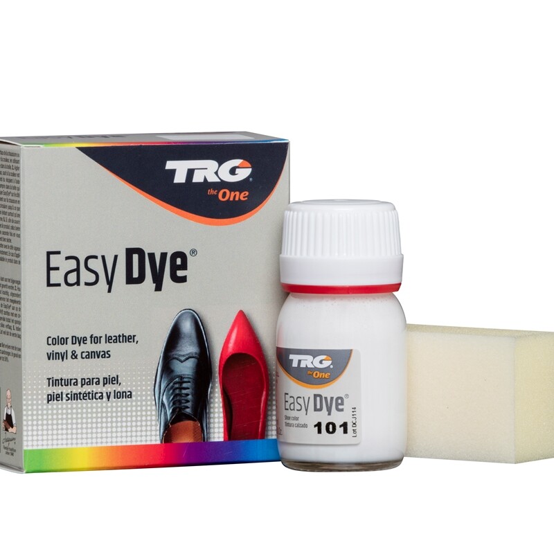 TRG Easy Dye Leather Kit Leather Vinyl & Canvas Repair Shoes Boots-101 White