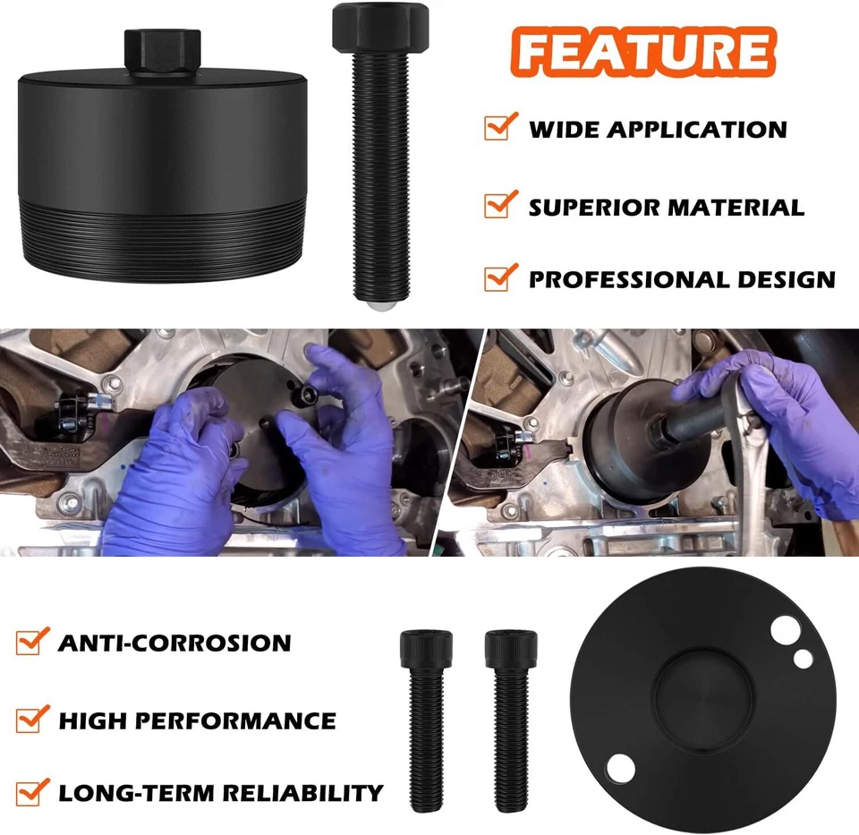 Herramienta removedora de sello de cigüeñal trasero para Ford Super Duty F-250/350/450/550 303-1513 Foto 4 de 4