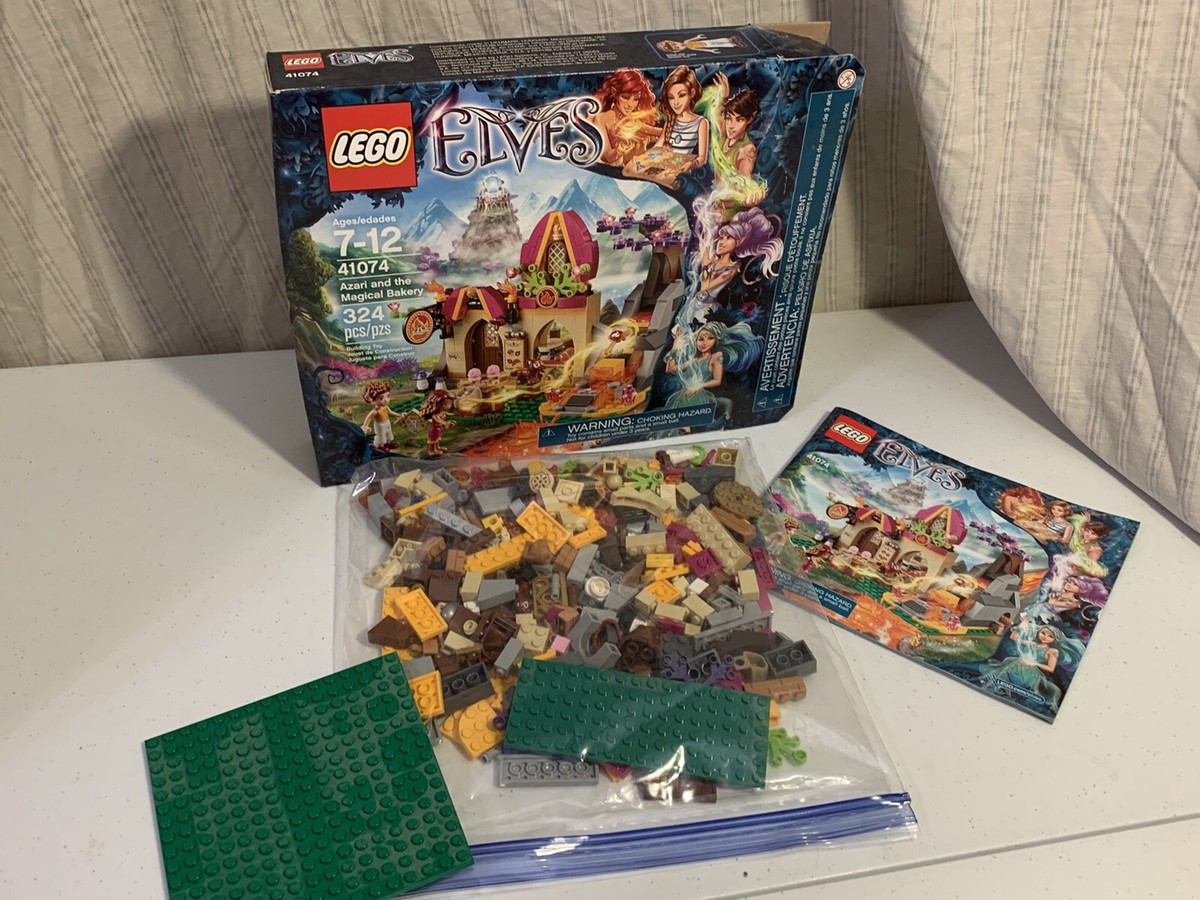Lego 41074 Elves Azari and the Magical Bakery Set 99% Complete w