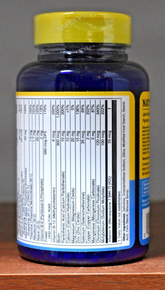 Nature's Life Mighty Mini Vite Mirco Tabletas Multivitamínicas - 240 Comprimidos Foto 4 de 4