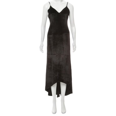 NWT Alice + Olivia Velvet Maxi Dress in Black, size XS. Stunning Classic |  eBay
