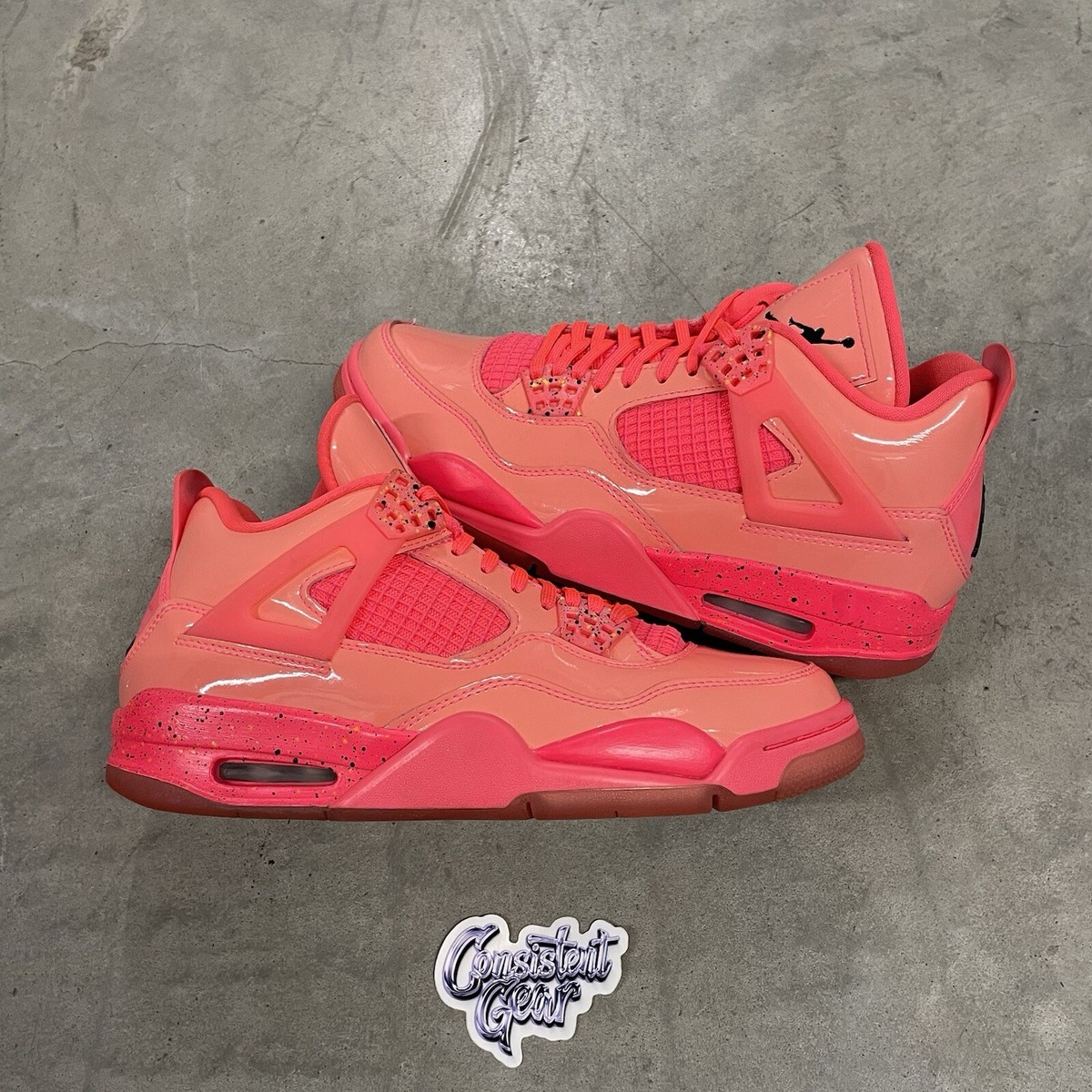 Air Jordan 4 Retro NRG Hot Punch - Size 8M/9.5W - AQ9128-600 Air Jordan 4 Retro NRG Hot Punch - Size 8M/9.5W - AQ9128-600