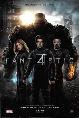 FANTASTIC FOUR 2015 Original Filmplakat Marvel