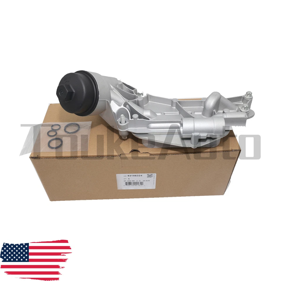 NEW OEM For GMC Chevy Cruze Sonic 1.8L Oil Cooler w/ Filter 93186324 25199751 Foto 3 de 4