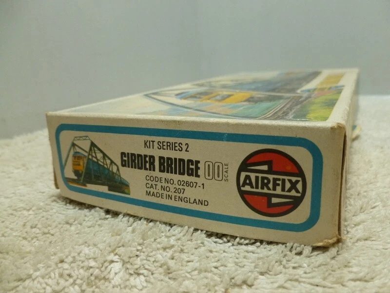 Vintage Airfix OO Scale Series 2 02607-1 Girder Bridge Plastic Model Kit Boxed - Image 3 of 3