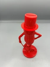 Vintage Planters 8 1/2" Mr. Peanut Coin Bank Made In USA Works