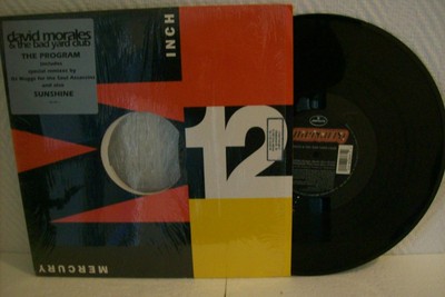 12'' DAVID MORALES & THE BAD YARD CLUB---THE PROGRAM (US PRESS.) (HOUSE) (EX)