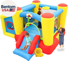 Inflatable Bounce House with Blower, Bouncy Castle  Jumping Castle Slide, Kids