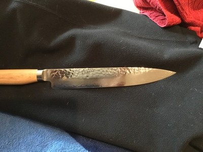 Shun Blonde TDM0704W 9.5'' Slicing, Excellent condition!