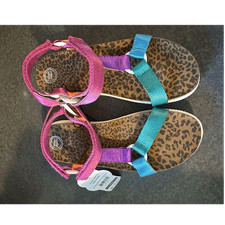 Wonder Nation Sport Fashion Sandal Unisex Kids 5 Leopard Multicolor Strappy