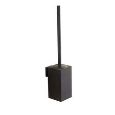 Toilet Brush Holder Black, Toilet Bowl Brush Holder Black Wall Mount Square f...