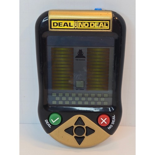Irwin Toy Deal or No Deal Handheld Electronic Game 2006 Black Gold TV Show Toy