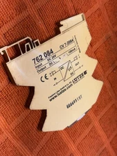 (1) Lutze 762 084 DC to DC Converter Din Rail Mount Terminal Block 24V to 9-11 V