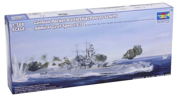 Trumpeter 05774 Modellbausatz Ger.Pocket Battleship Admiral G.Spee19 (Us Import)-image
