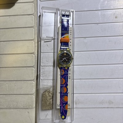 Swatch Orologio da Polso Swatch Solar Planetarium SRG100 1995 - Neu