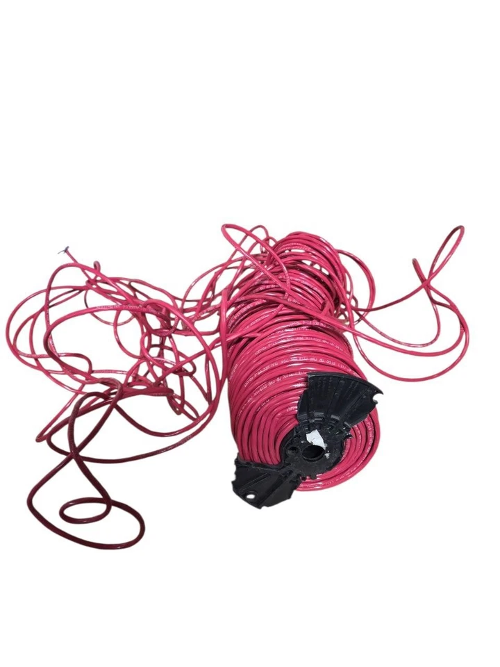 Southwire 500 ft. 18-4 Red Solid CU FPLR Alarm Signal Cable / BROKEN SPOOL NEW - Image 2 of 4