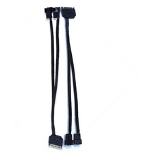 Mainboard CPU 1 to 2 to 3 PIN and 4 Pin Fan Extention Cables PWM 4P