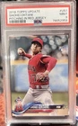 2018 Topps Update Series Shohei Ohtani Pitching In Red Jersey (RC) PSA 9 MINT RC