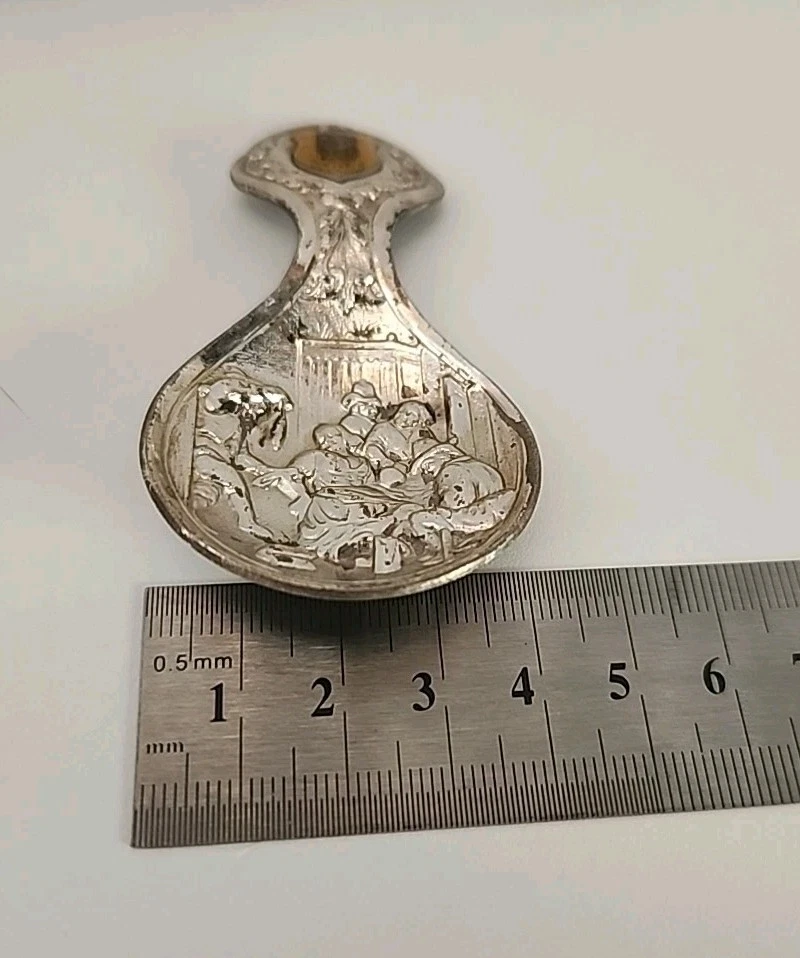 Our Lady of Walsingham Tea Caddy spoon. Silver Souvenir Spoon. - Image 4 of 4