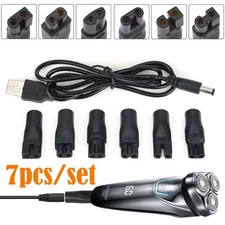7PCS Power Cord Replacement Charger USB Adapter Universal Shaver Hair Clipper US