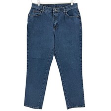 Riders by Lee Women's Blue Denim Jeans Size 16M Straight Leg Comfort Fit