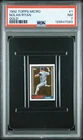 1992 Topps Micro Baseball Nolan Ryan Gold #1 Texas Rangers PSA 7