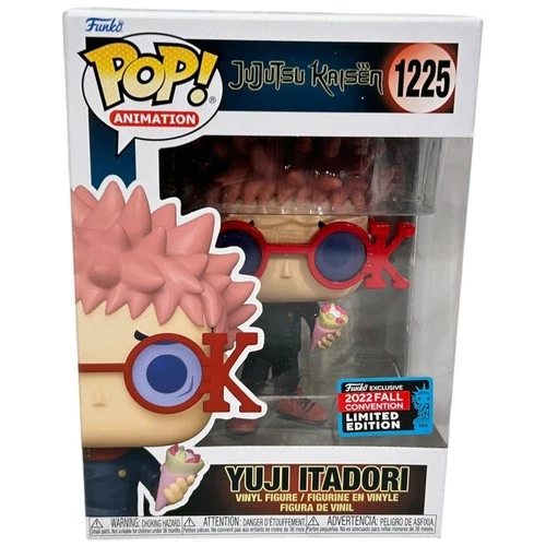 Funko POP Yuji Itadori #1225 Vinyl Figure Jujutsu Kaisen 2022 Fall Convention Ex