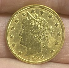 1883 Liberty Head  V  Nickel. No Cents  “Racketeer” Nickel.