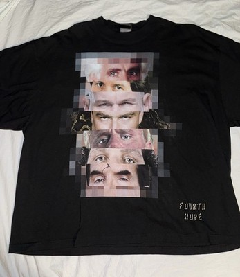 ミュージシャン HEELS HAVE EYES 3D T-SHIRT L (OVERSIZED) OFFICIAL Heels Have Eyes Fourth Rope Event T-shirt Westside Gunn