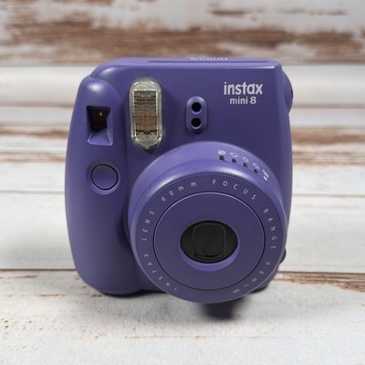 Fujifilm Instax Mini 8 Purple Instant Camera Tested Works Grape Violet