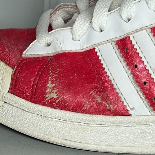 adidas Halfshells Red 2005 Sample Size UK 5.5 US 7 EU 38 2/3 Heavy Wear - Picture 11 of 24