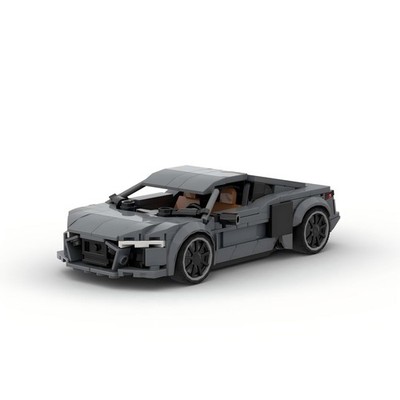 Fun Sports Roadster MOC Building Blocks Set Cool Convertible Supercar Toy Model
