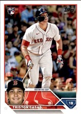 2023 Topps #92 Triston Casas Rookie Card RC . rookie card picture