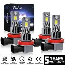For Chevy Silverado 1500 2500HD 3500HD 2022-2025 LED Light Bulbs Hi/Lo 80000LM