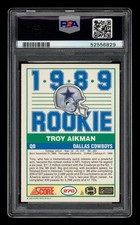 Troy Aikman Football SCORE Rookie Sports Trading Card Singles for