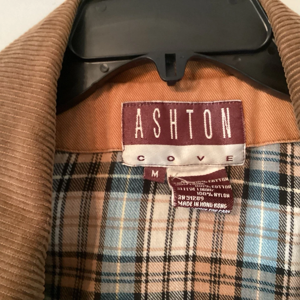 Ashton Cove Мужская пальто винтажный 100% хлопок размер M - Изображение 2 из 4