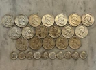 $10 Face Value 90% Silver Franklin Half Dollar Walking Liberty & Roosevelt Dime
