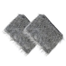2 Pcs Viking Costume Accessories Faux Fur Arm Leg Covers Wrap Gaiters