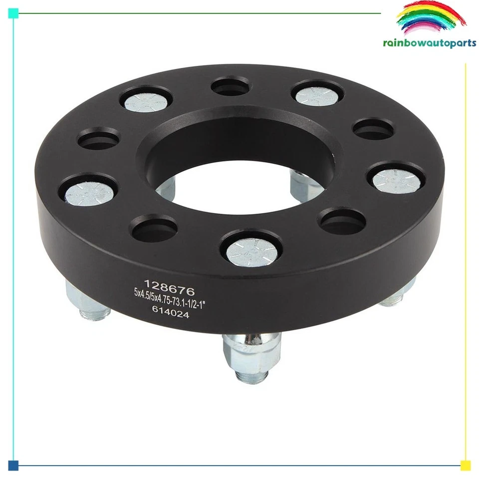4Pcs 1" 5x4.5 to 5x4.75 Conversion Wheel Adapters For Ford Explorer Jeep Liberty - Image 3 of 4