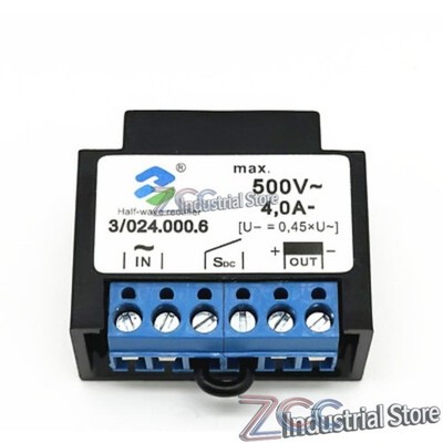 Einweggleichrichter Half-wave 3/024.000.6 500V~ 4.0A 5.5A Motor Brake Rectifier